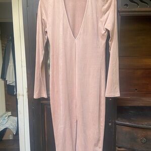 FAVLUX Soft Pink Long Sleeve Dress